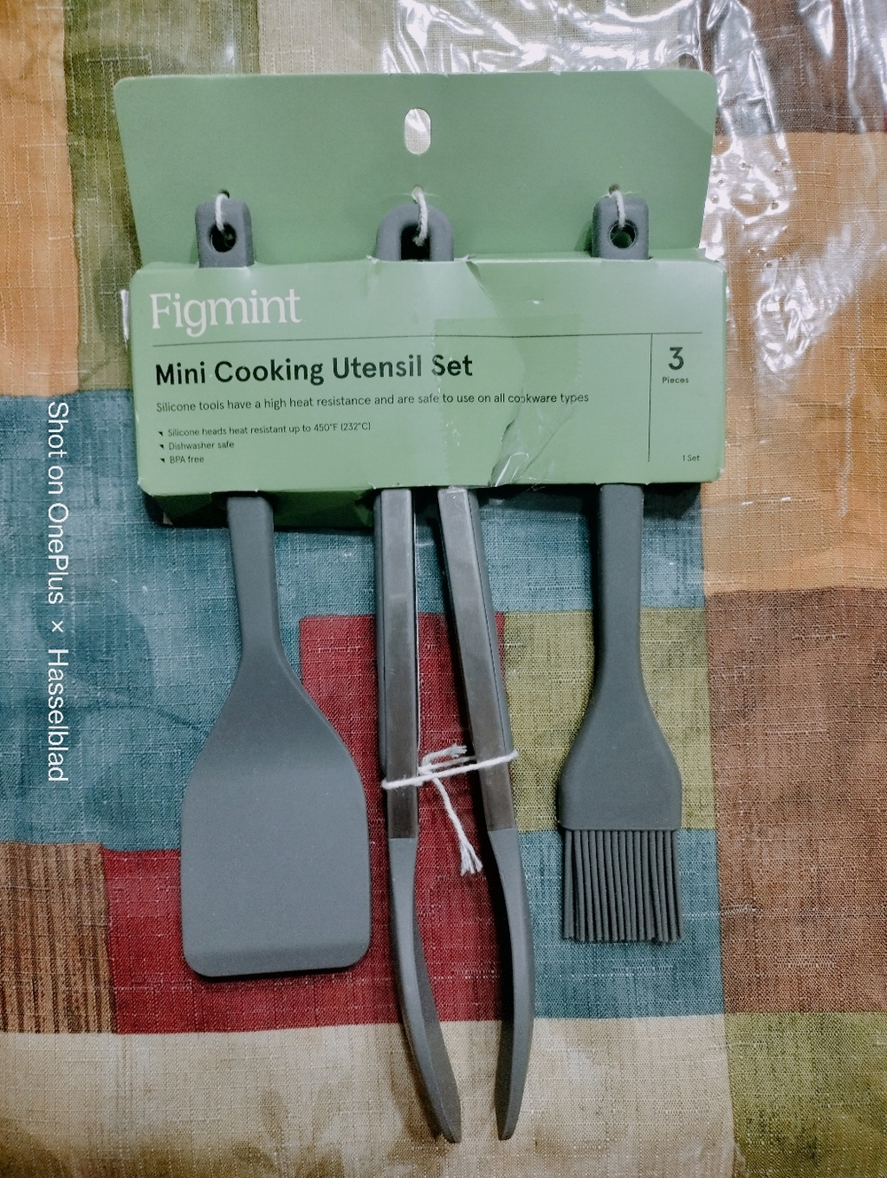 Gray Mini Silicone Cooking Utensil Set - 3 Piece by Figmint